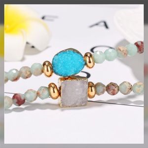 ✨JUST IN✨ Beads and Druzy Bracelet